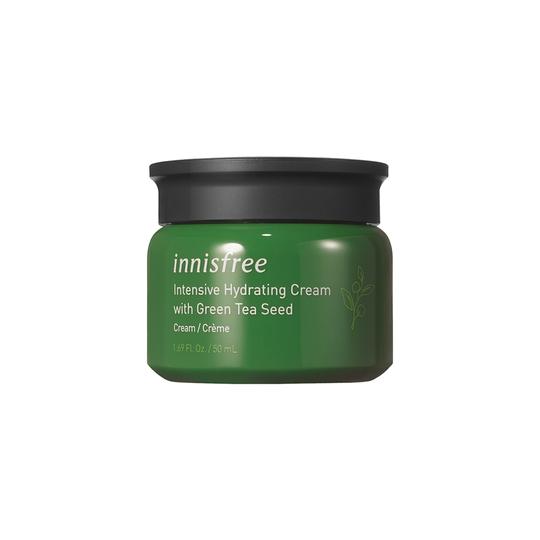 Innisfree Intensive Hydrating Cream with Green Tea Seed.