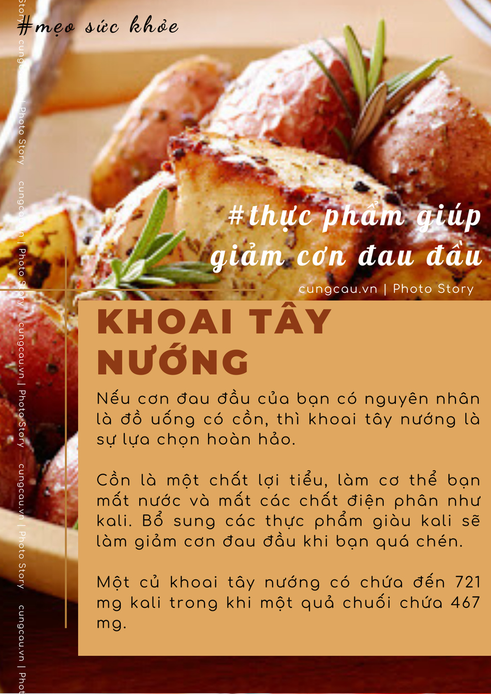 6 thực phẩm giúp giảm nhanh cơn đau đầu mà không cần dùng thuốc