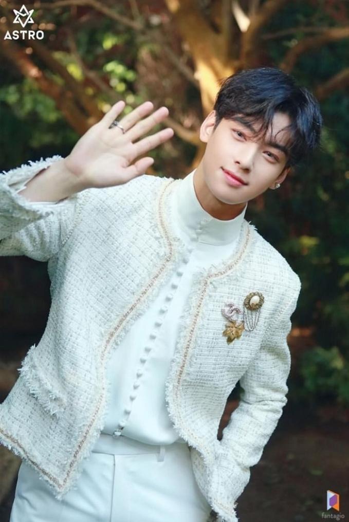 Cha Eun Woo sở hữu gương mặt hoàn hảo.