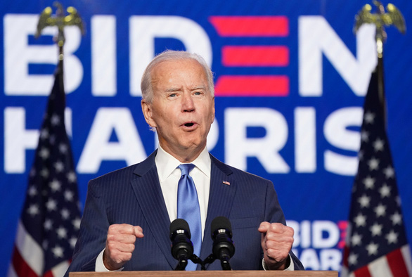 Ông Joseph Robinette Biden Jr. được bầu làm Tổng thống Hợp chúng quốc Hoa Kỳ. Ảnh: Reuters.  