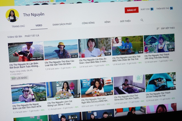 Hàng loạt kênh Youtuber có tên 