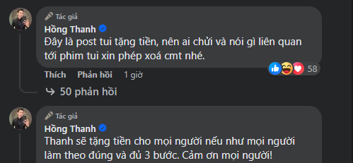 Bài đăng và một số bình luận của Hồng Thanh