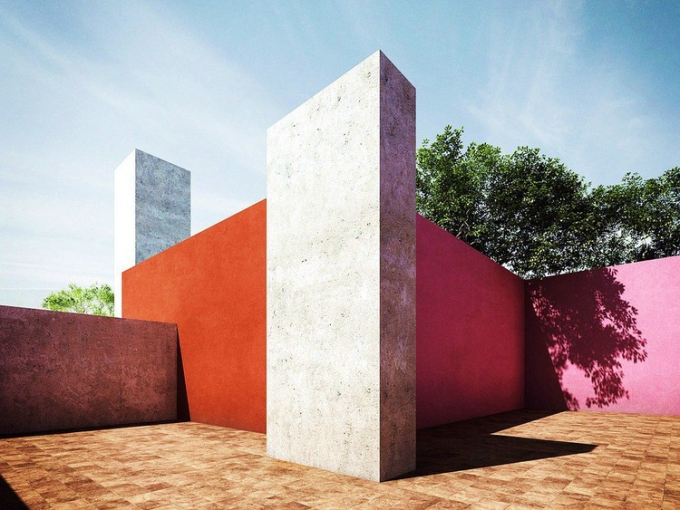 Casa Barragan, nhà của cố kiến trúc sư nổi tiếng Luis Barragan đã được công nhận là di sản UNESCO, kiểm soát hoàn toàn việc chụp ảnh của du khách (Ảnh: Archdaily).