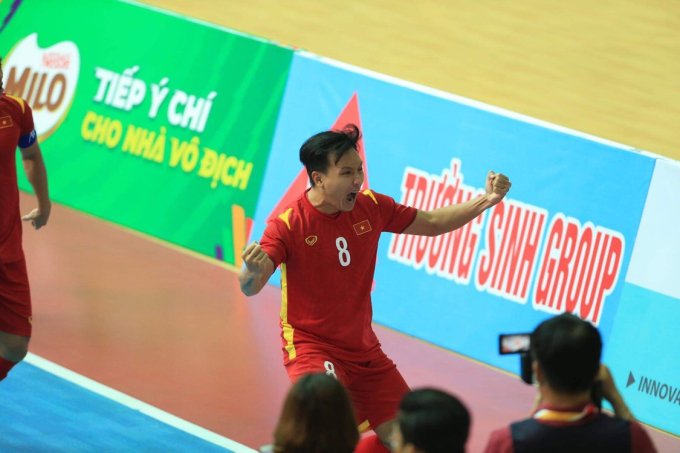 Minh Trí đã có 2 bàn thắng tại vòng loại giải Futsal châu Á 2024.