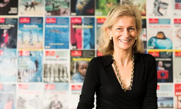 Bà Zanny Minton Beddoes – tổng biên tập tờ Economist. Ảnh: Guardian