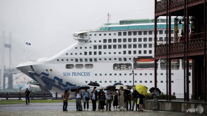 Du thuyền Sun Princess. Ảnh: AFP.