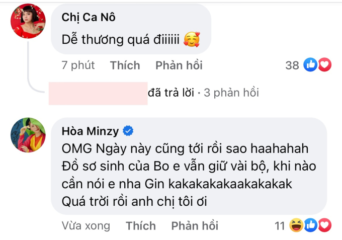 Hoà Minzy tranh thủ 