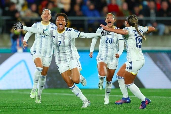 Sarina Bolden mang về chiến thắng đầu tiên cho tuyển nữ Philippines ngay trong lần đầu tham dự World Cup (Ảnh: Getty).