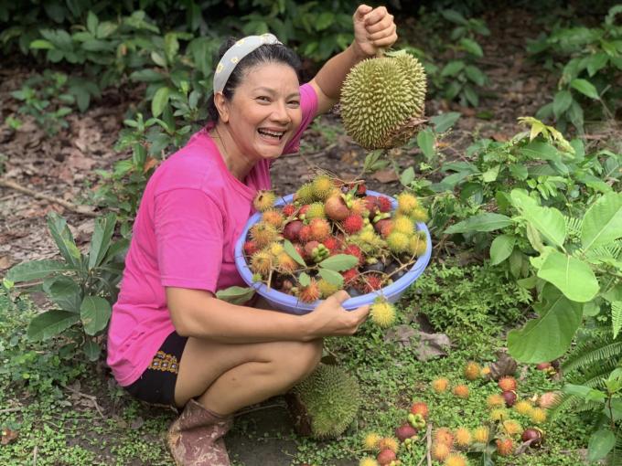 Hiện tại, Kiều Trinh hài lòng với cuộc sống bình dị, vui thú điền viên