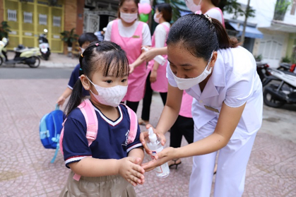 Các trường mầm non trên địa bàn TP. Đà Nẵng đón học sinh quay lại trường ngày đầu tiên vào hôm 21/9 vừa qua.