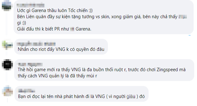   Nhiều game thủ còn so sánh trực tiếp VNG với NPH cũ để chứng minh tình trạng ảm đạm của các tựa game trong thời gian qua.  