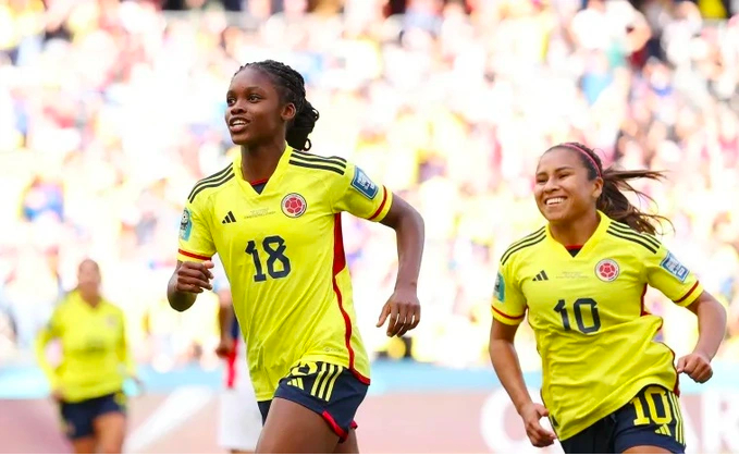 Linda Caicedo ghi dấu ấn khi giúp tuyển nữ Colombia giành chiến thắng 2-0 trước tuyển nữ Hàn Quốc ở trận ra quân vòng bảng (Ảnh: Getty).