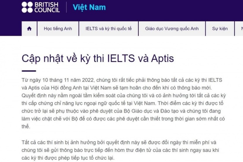 Vì sao kỳ thi IELTS và hàng loạt chứng chỉ quốc tế bị tạm hoãn? - Ảnh 1.