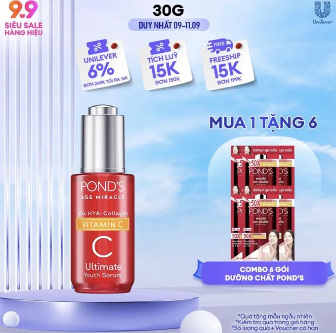 10 serum ngừa lão hóa, mờ thâm nám nên tranh thủ sắm trong dịp sale 9/9