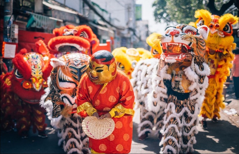 Tục múa lân - sư - rồng, nét đẹp văn hóa truyền thống của người Việt (bài Tết) - Ảnh 8.