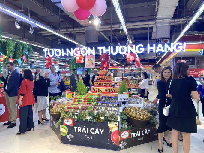 Các sản phẩm đặc trưng của New Zealand được bày bán tại siêu thị WinMart Times City