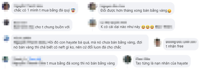   Các “nạn nhân” của Hayate đang an ủi nhau trên MXH.  